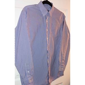Vineyard Vines Button up blue Striped Women's XL